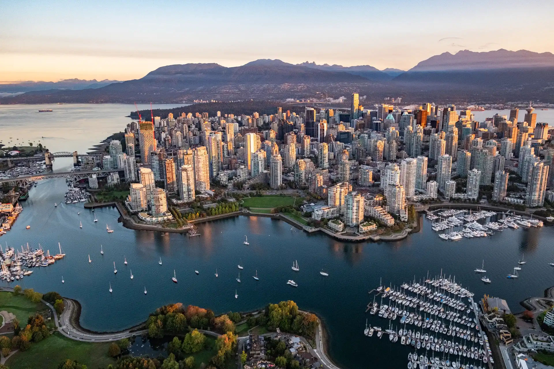 Student group exploring Vancouver